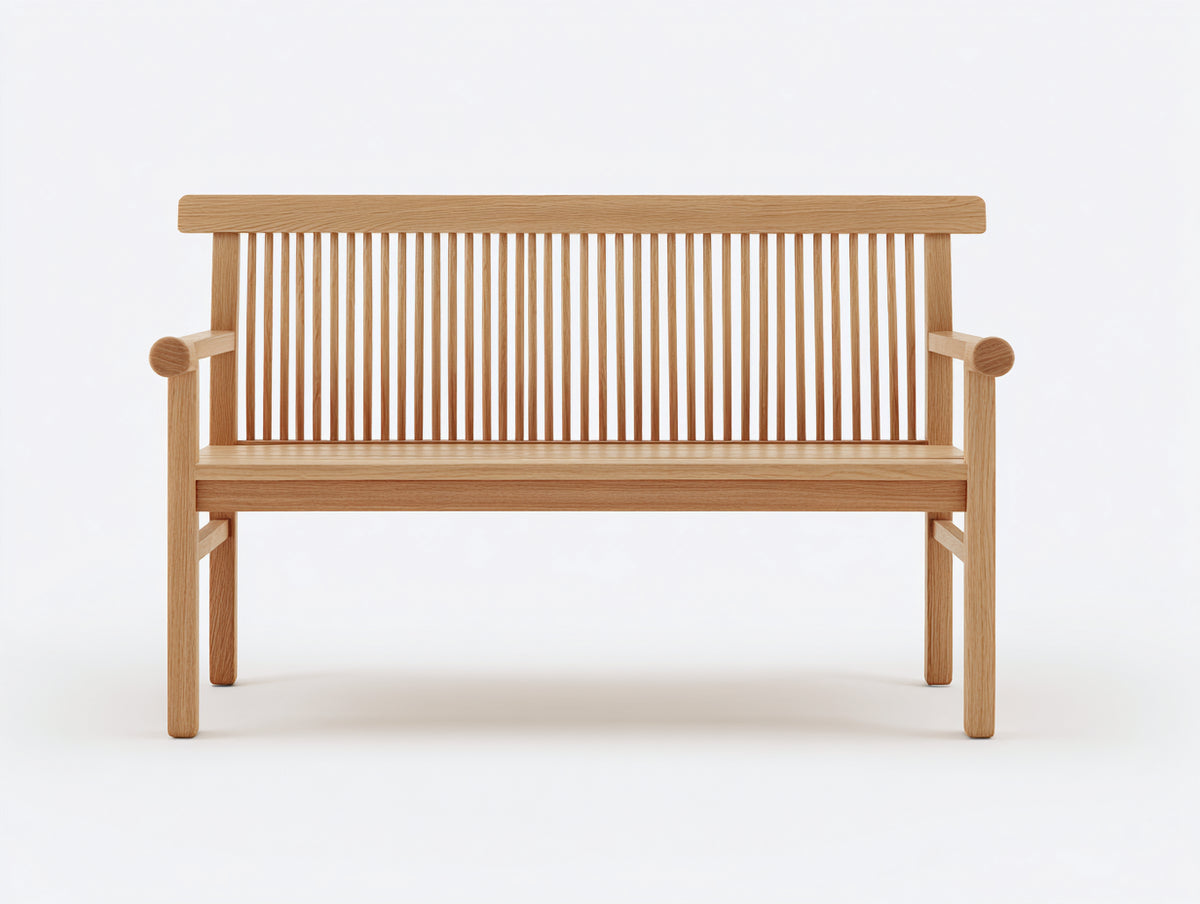 Panche da giardino-Legno-160x56x89 cm-Marrone chiaro-Stile contemporaneo con schienale a listelli