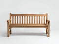 Panche da giardino-Legno-150x60x89 cm-Marrone chiaro-Stile classico con braccioli sagomati