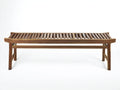 Panche da giardino-Legno-180x50x45 cm-Marrone naturale-Stile minimalista senza schienale